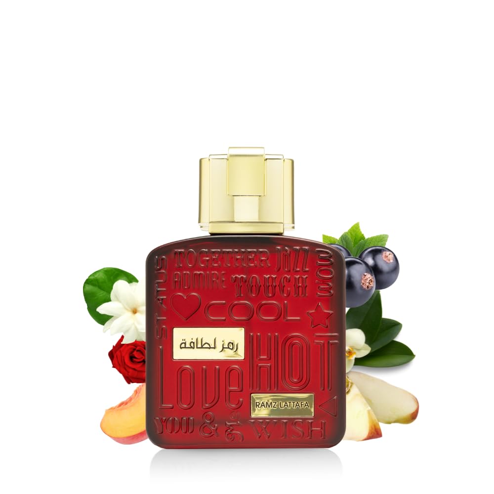 Lattafa Ramz Gold for Unisex Eau de Parfum Spray, 3.4 Ounce
